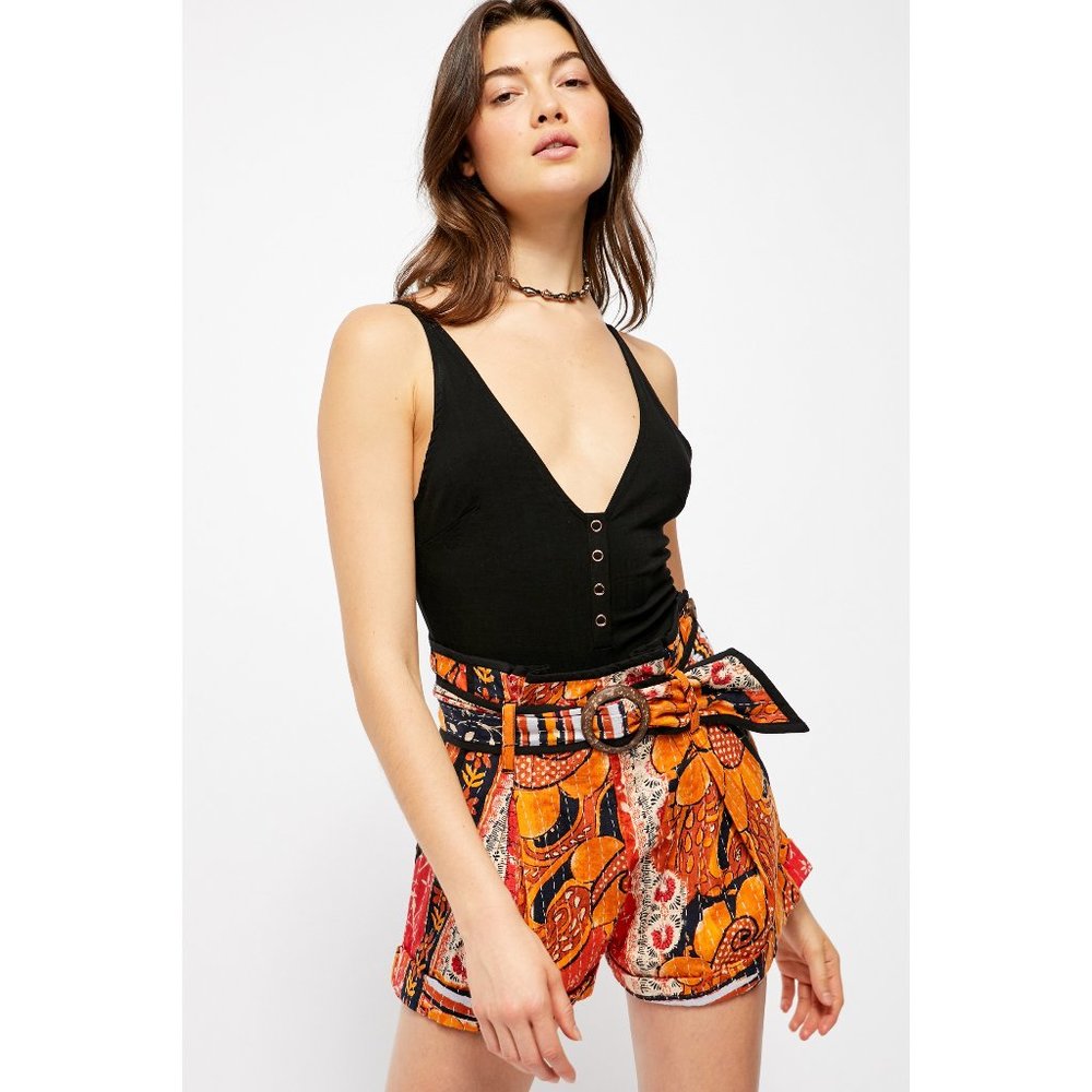 NWT Free People ✨ Larissa Bodysuit / Black